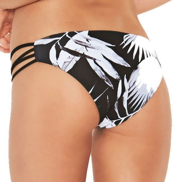 LSpace Palm Print Bikini Bottoms - Picture 1 of 7